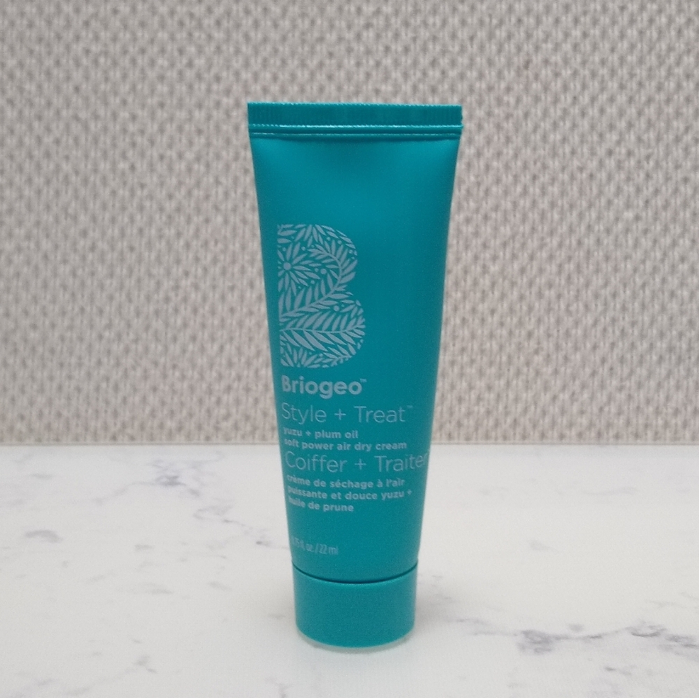 Briogeo Style + Treat Soft Power Air Dry Cream Travel Size .75 Oz